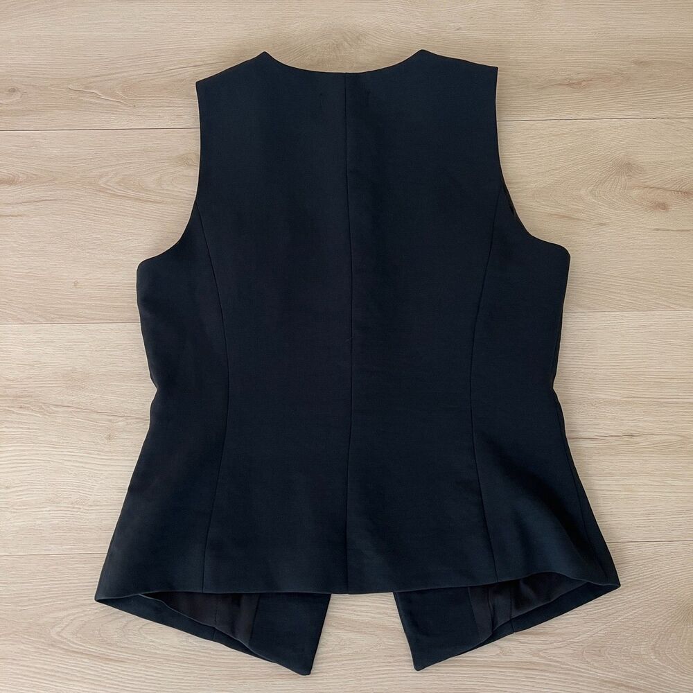 House of Harlow 1960 Black Button Up Vest Size 8 CBK Aesthetic Dark Academia - Picture 5 of 14